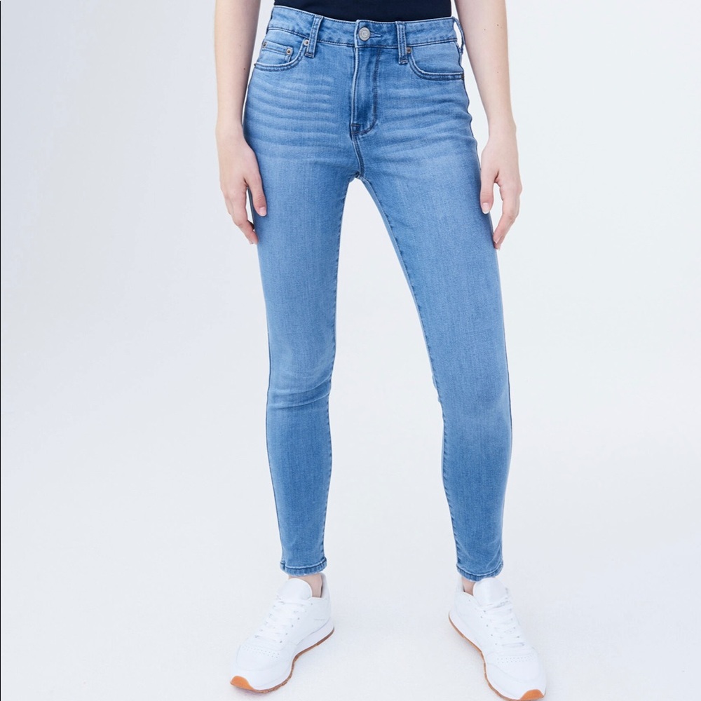 Blue Skinny Jeggings